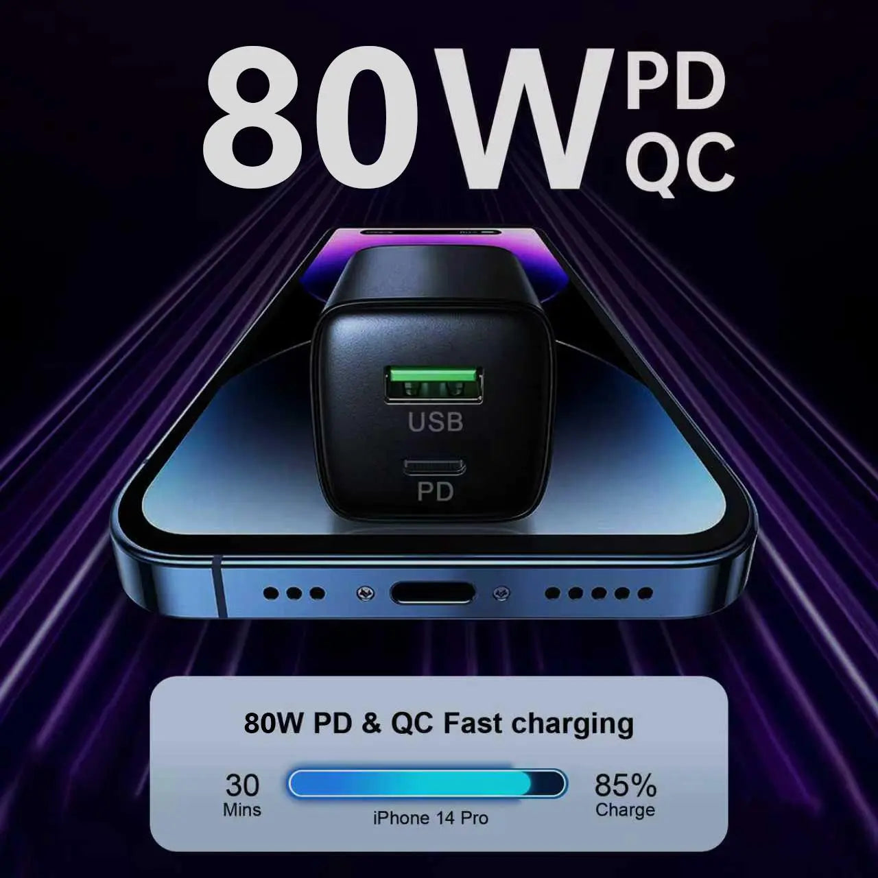 240W 4-in-1 Multi USB Charging Cable with USB A, Type-C, Lightning - MAX Fast Charging & Data Sync for iPhone 17/16/15/14/13, iPad Pro