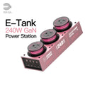 mfish E-Tank Pink 7-in-1 GaN Charging Station, 240W USB-C + 1250W AC Power Hub with 4 USB-C, 3 AC Outlets & RGB Light
