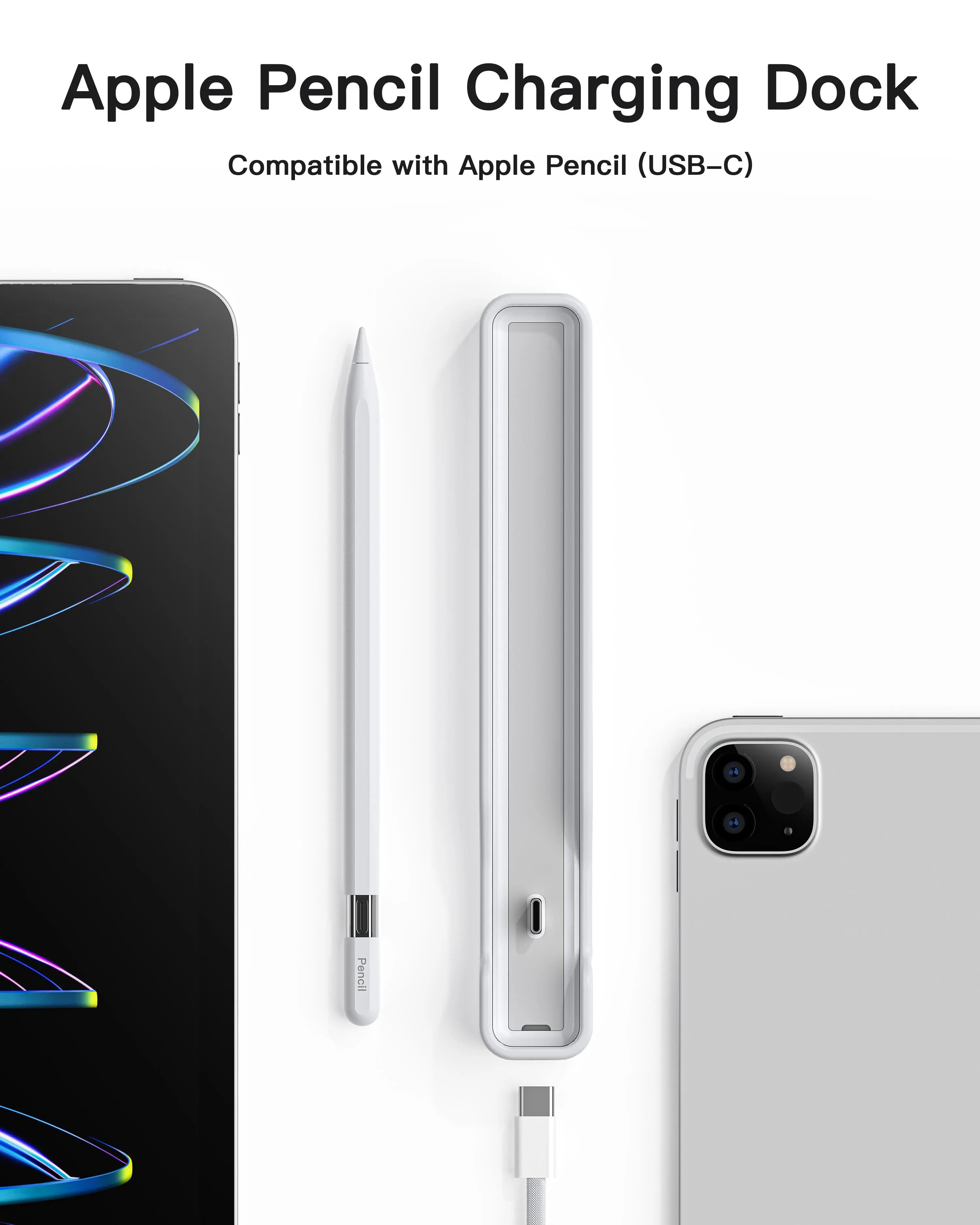 USB-C Charging Dock for Apple Pencil 3 (USB-C) & 2&1 Smartphone Cellphone