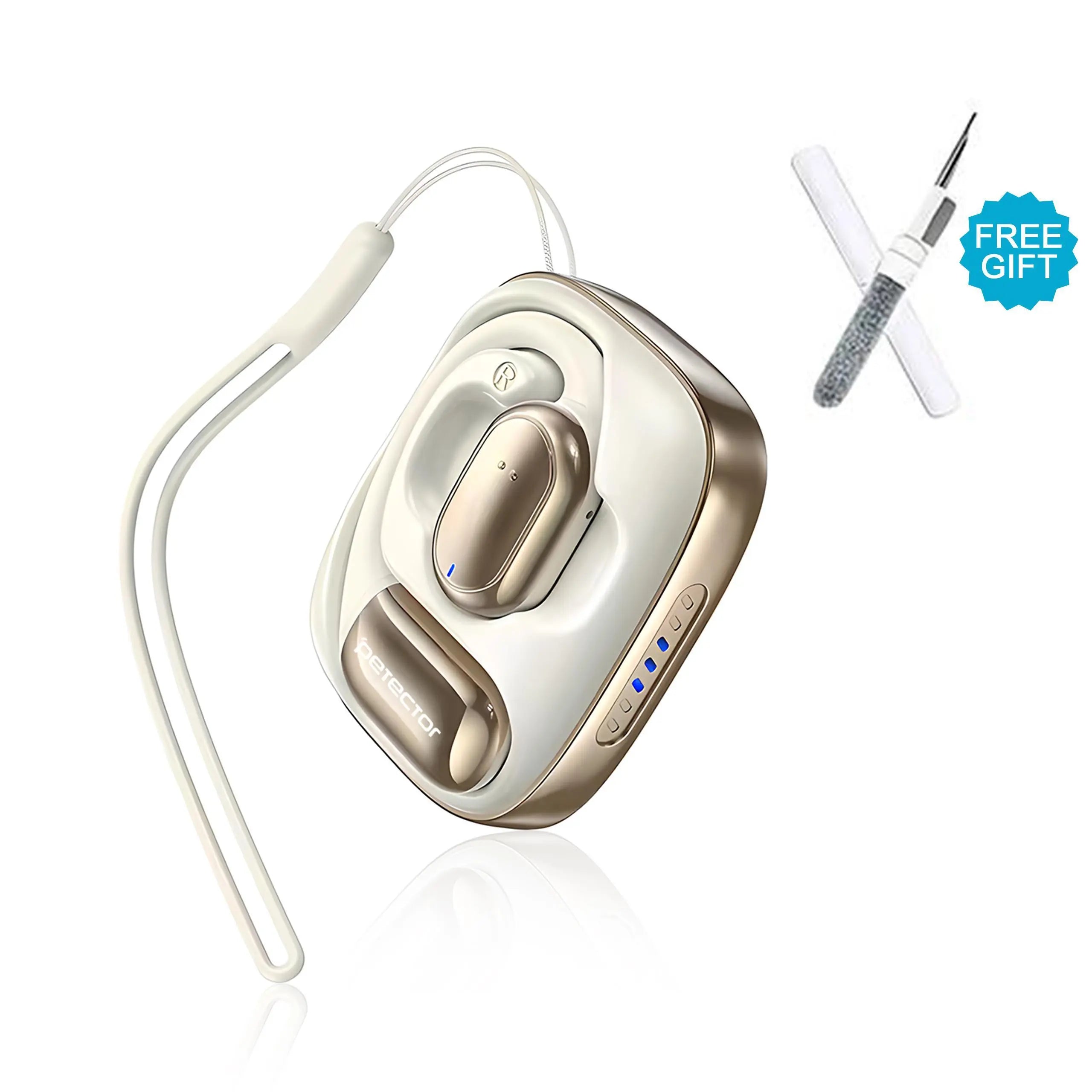Petector OS-S1 Wireless Bluetooth Earbuds, Bluetooth 5.4 Earphones for Faster, Stable Connection & Low Power Use, Fast Charging, Touch Controls, Supports 164 Languages with APP